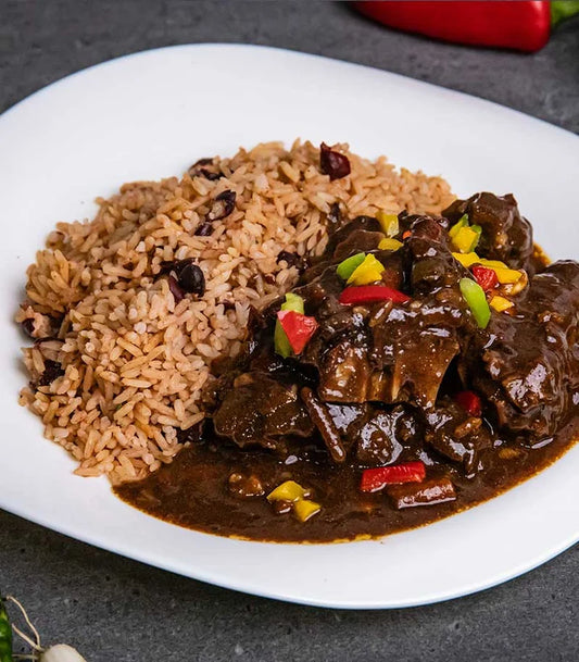 Authentic Jamaican Oxtail Dinner For Two